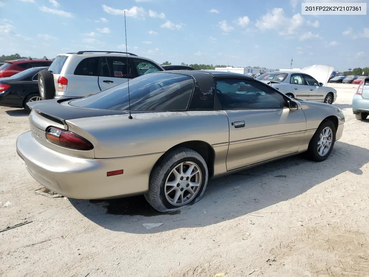 2000 Chevrolet Camaro VIN: 2G1FP22K2Y2107361 Lot: 77514654