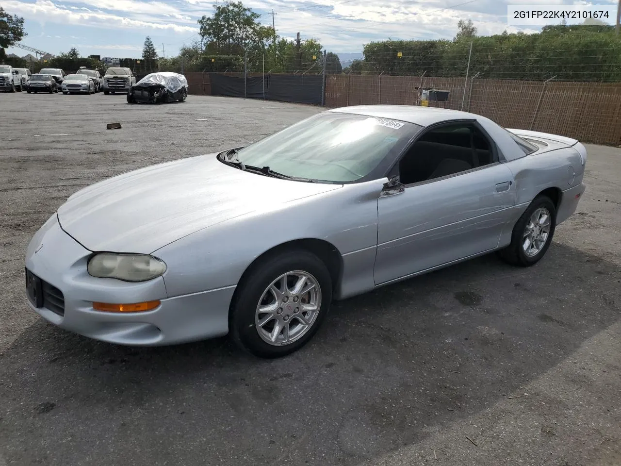 2000 Chevrolet Camaro VIN: 2G1FP22K4Y2101674 Lot: 77892364