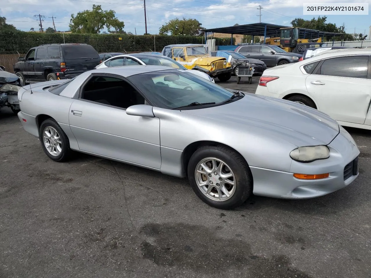 2000 Chevrolet Camaro VIN: 2G1FP22K4Y2101674 Lot: 77892364