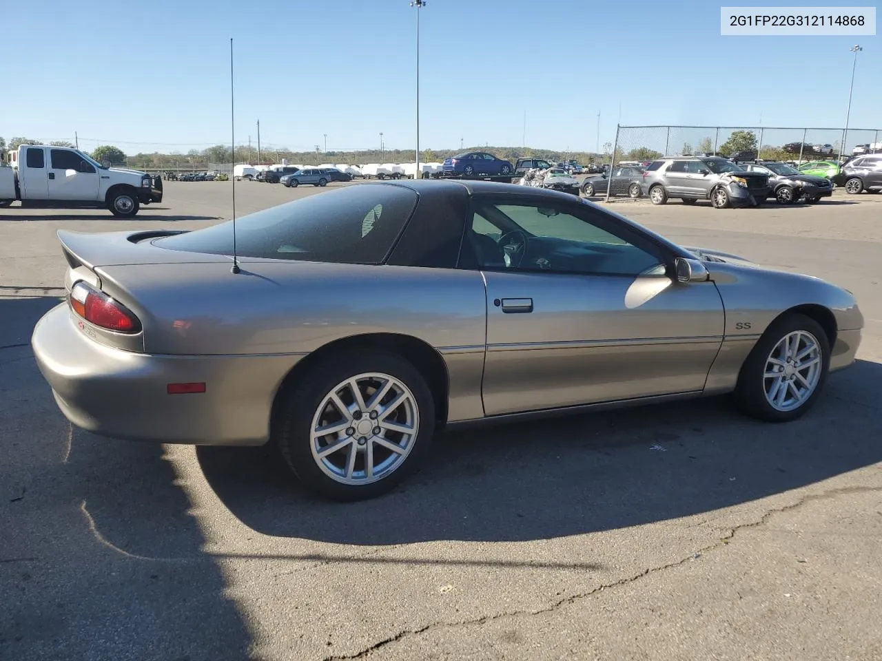 2001 Chevrolet Camaro Z28 VIN: 2G1FP22G312114868 Lot: 75703914