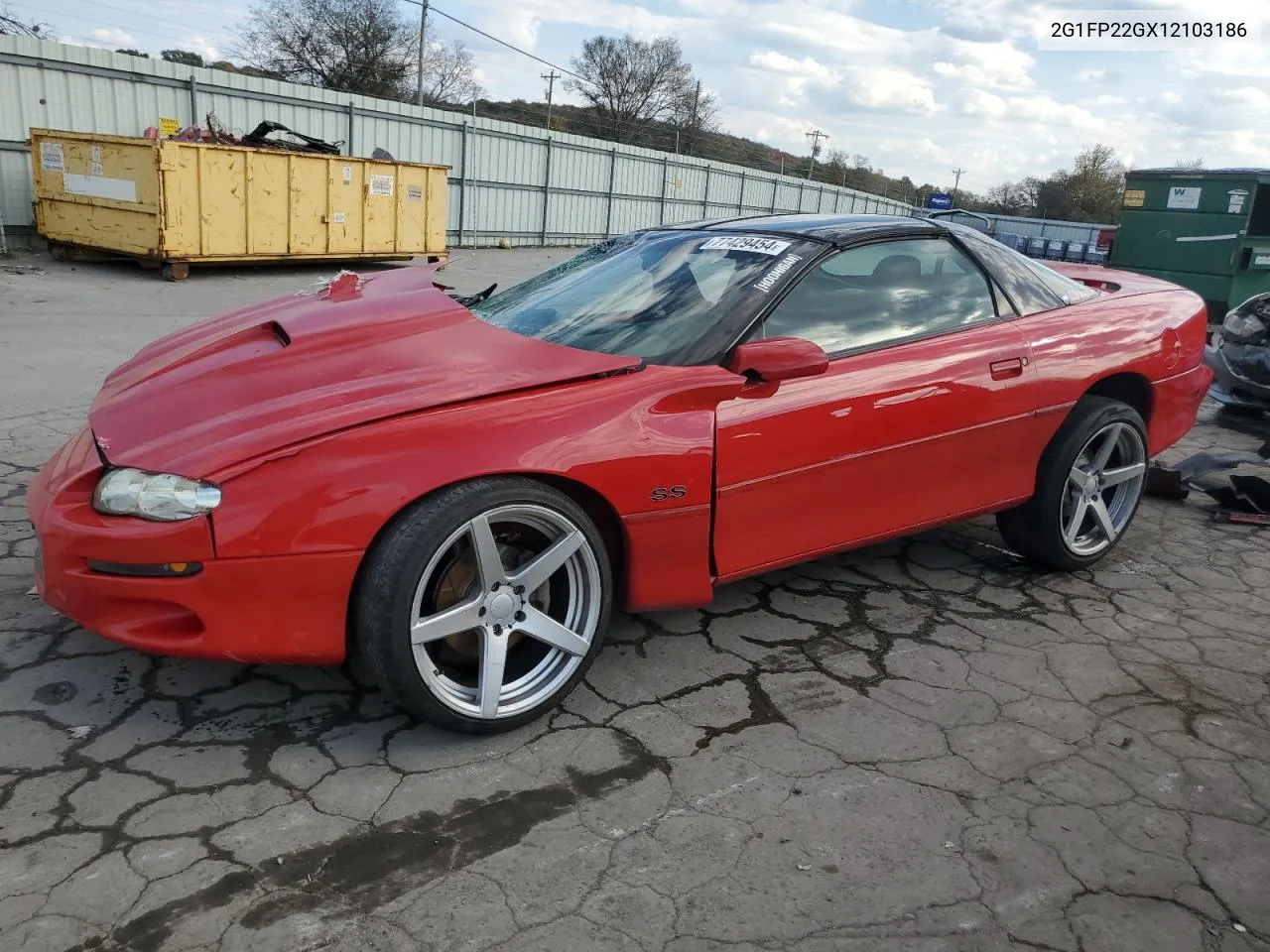 2001 Chevrolet Camaro Z28 VIN: 2G1FP22GX12103186 Lot: 77429454