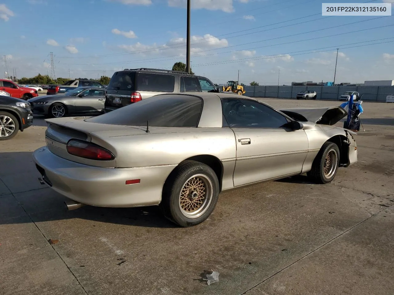 2001 Chevrolet Camaro VIN: 2G1FP22K312135160 Lot: 78444374