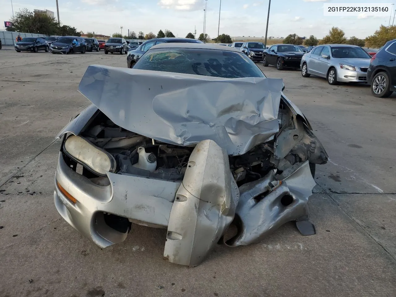 2001 Chevrolet Camaro VIN: 2G1FP22K312135160 Lot: 78444374