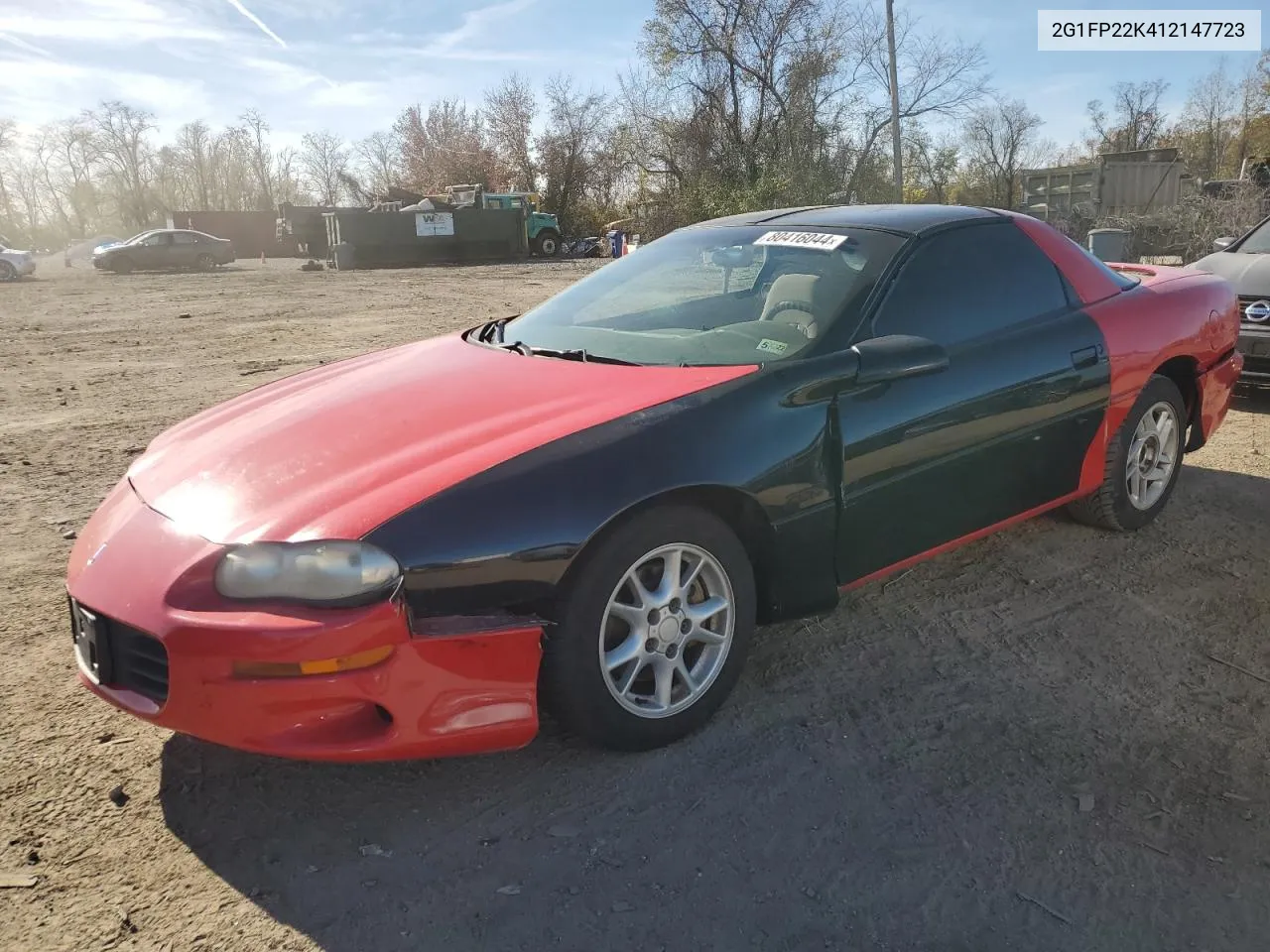 2001 Chevrolet Camaro VIN: 2G1FP22K412147723 Lot: 80416044