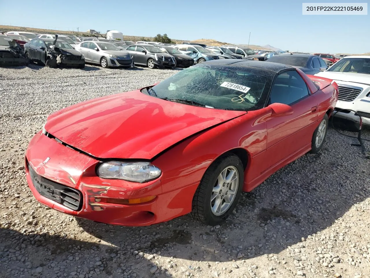 2002 Chevrolet Camaro VIN: 2G1FP22K222105469 Lot: 72818654