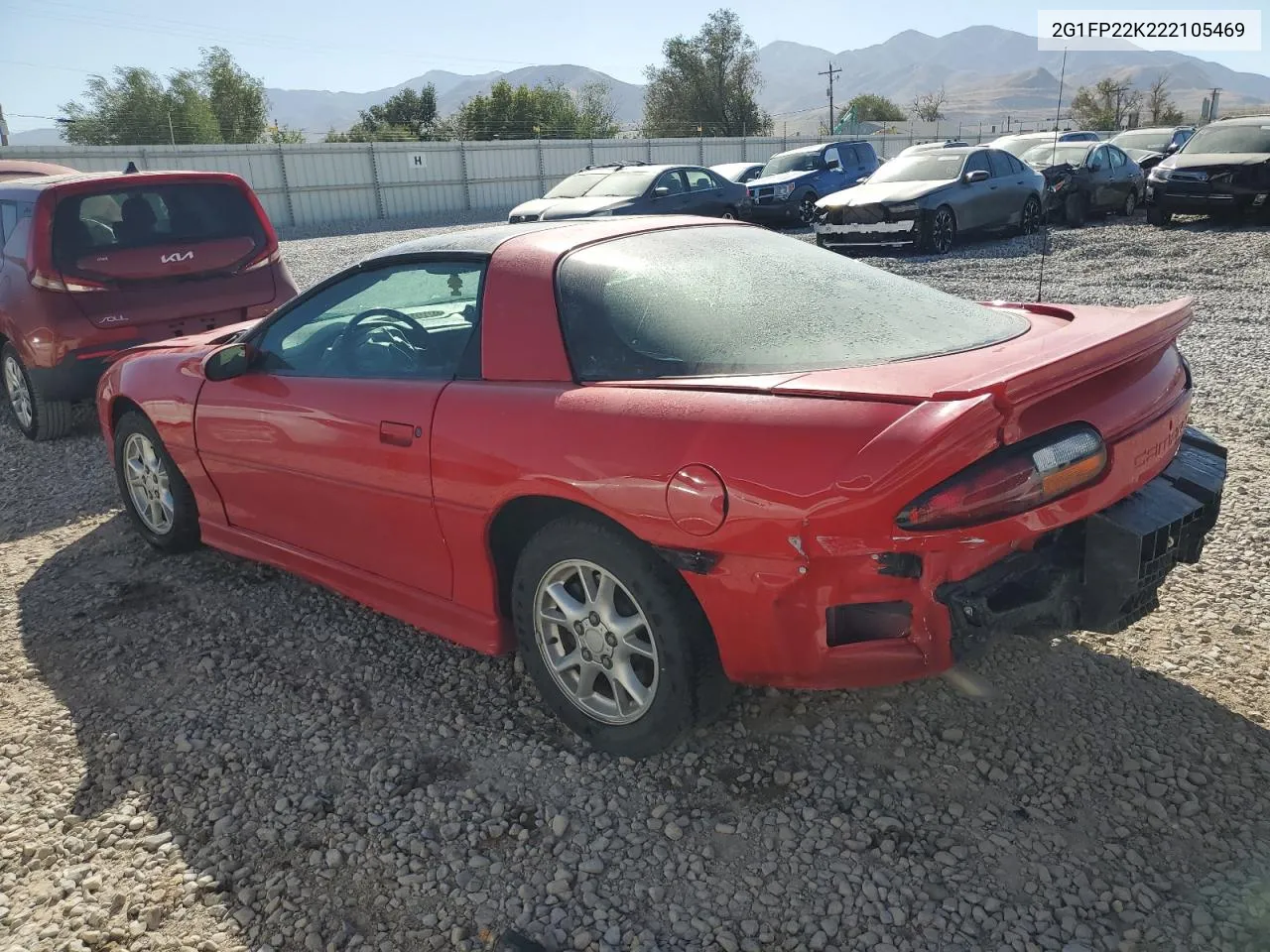 2G1FP22K222105469 2002 Chevrolet Camaro