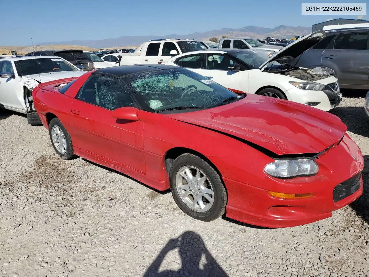 2G1FP22K222105469 2002 Chevrolet Camaro