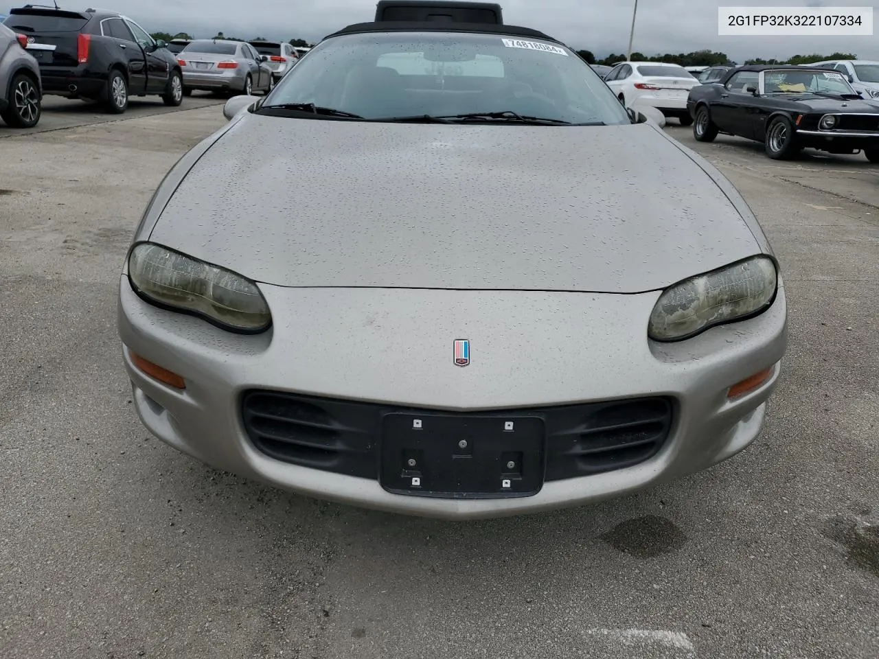 2002 Chevrolet Camaro VIN: 2G1FP32K322107334 Lot: 74818084