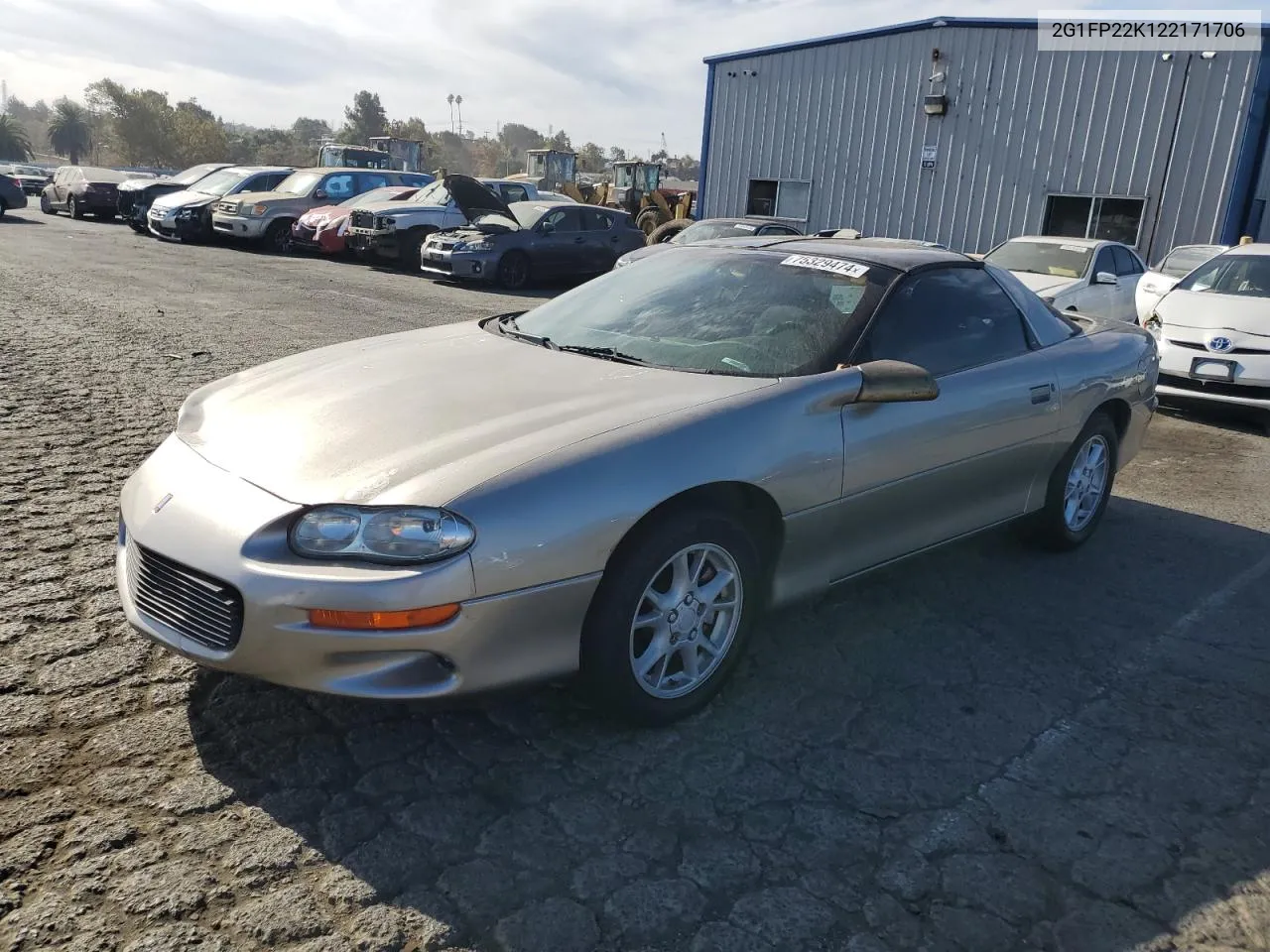 2002 Chevrolet Camaro VIN: 2G1FP22K122171706 Lot: 75329474