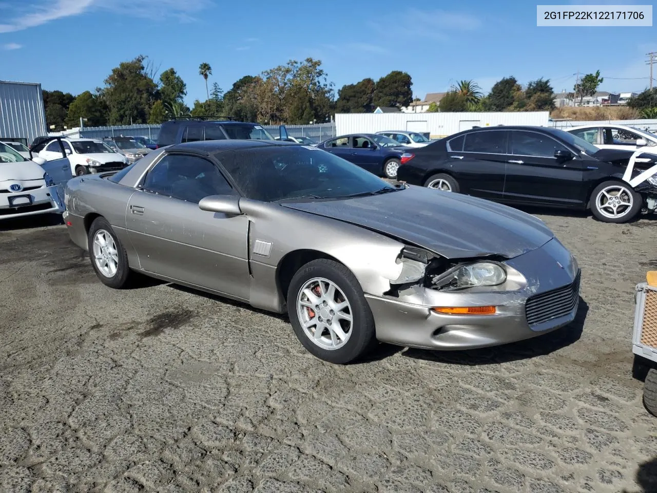 2002 Chevrolet Camaro VIN: 2G1FP22K122171706 Lot: 75329474