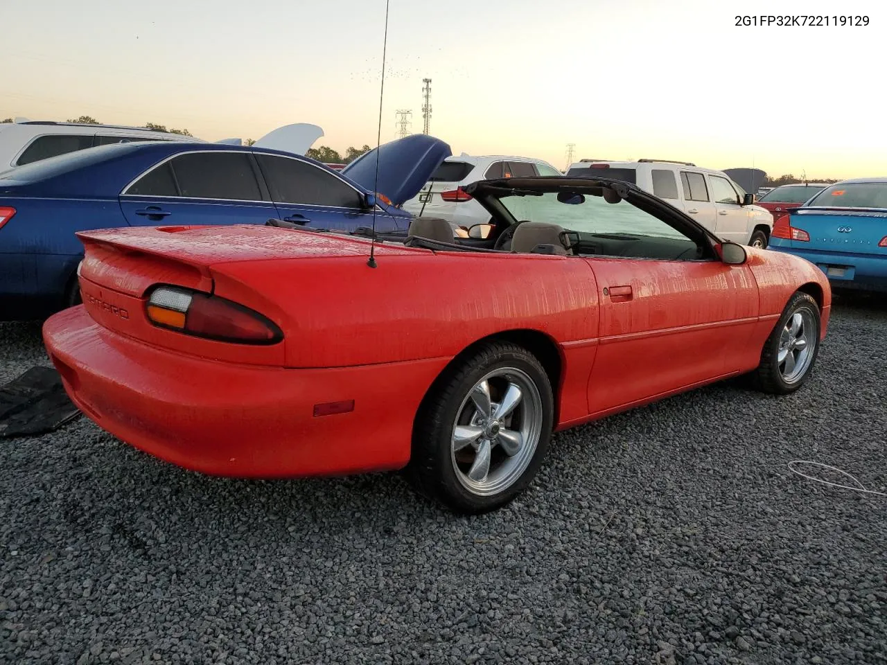 2002 Chevrolet Camaro VIN: 2G1FP32K722119129 Lot: 75507454