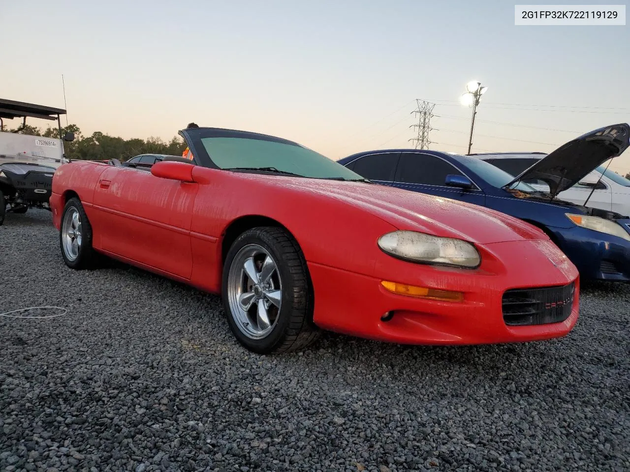 2002 Chevrolet Camaro VIN: 2G1FP32K722119129 Lot: 75507454