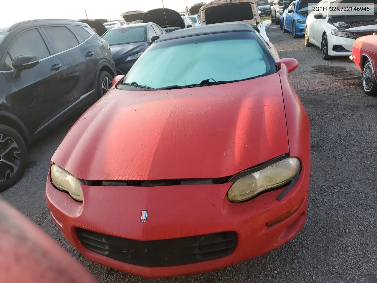 2G1FP32K722146945 2002 Chevrolet Camaro