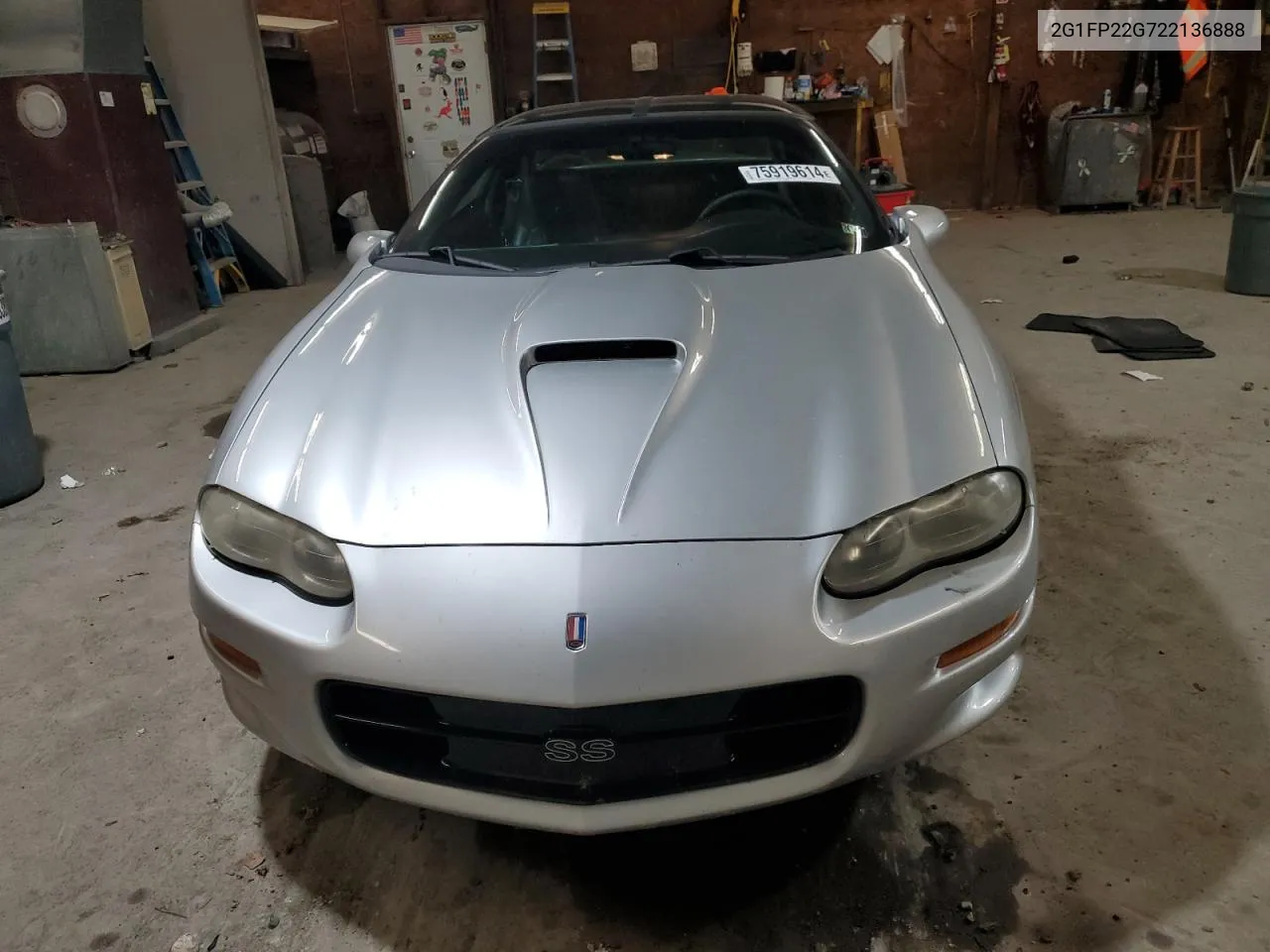 2002 Chevrolet Camaro Z28 VIN: 2G1FP22G722136888 Lot: 75919614