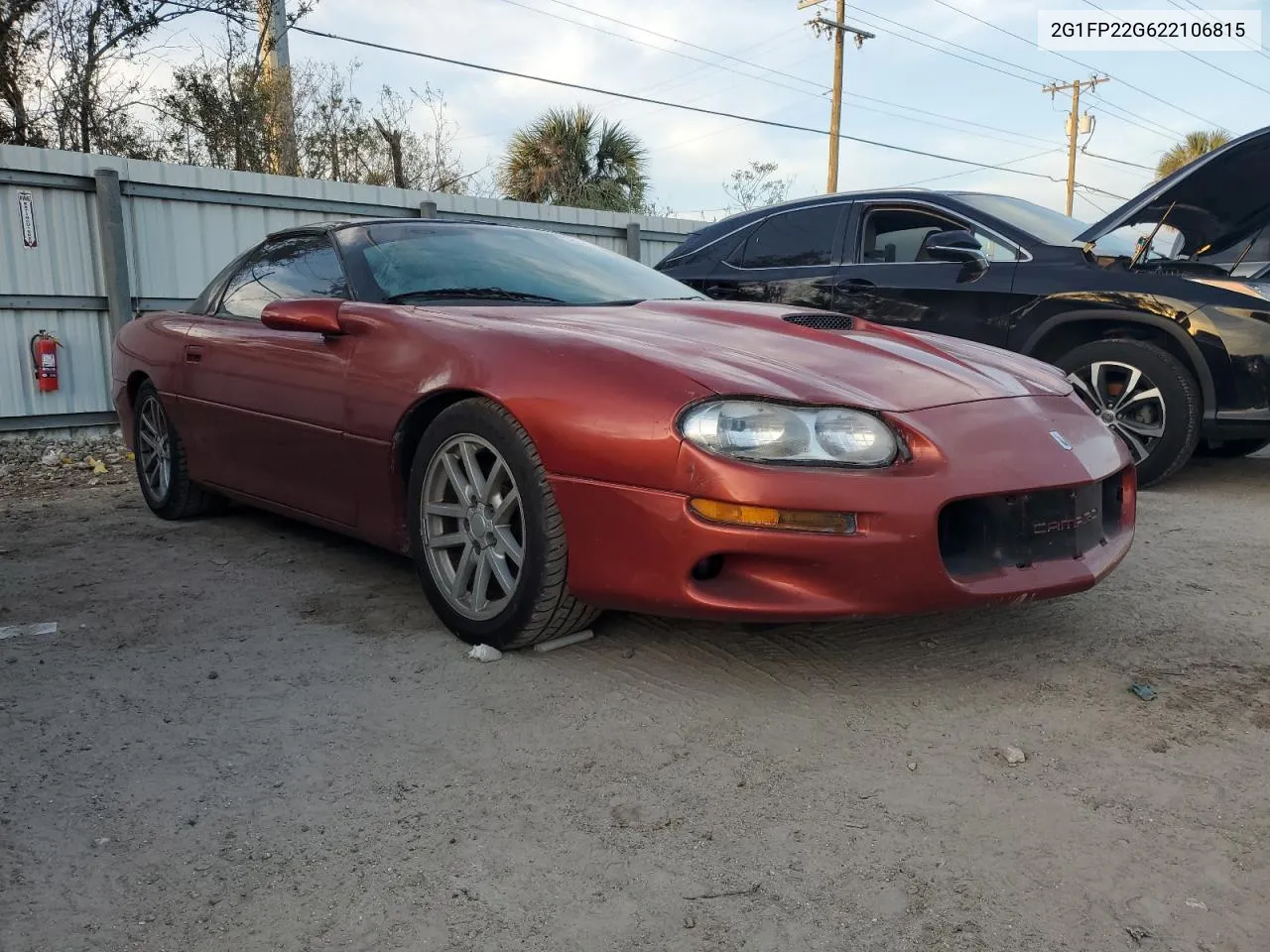 2002 Chevrolet Camaro Z28 VIN: 2G1FP22G622106815 Lot: 76340354