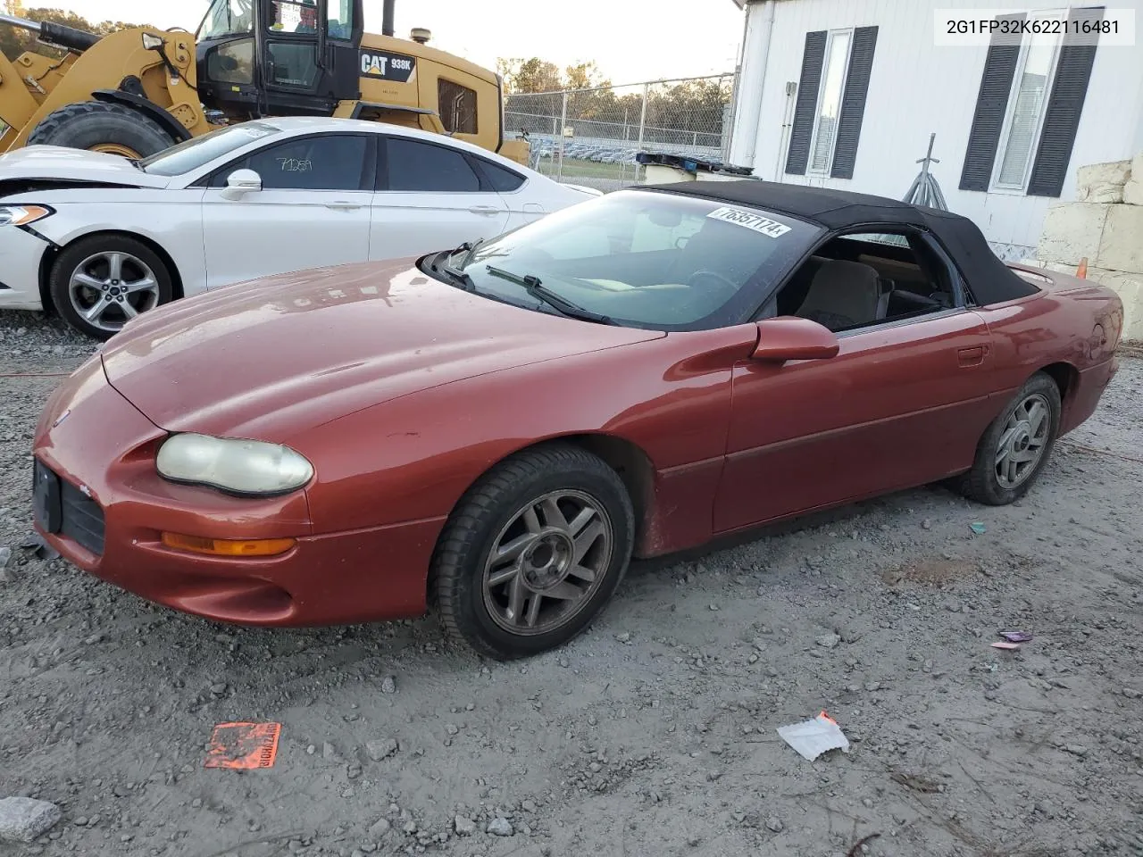 2002 Chevrolet Camaro VIN: 2G1FP32K622116481 Lot: 76357174