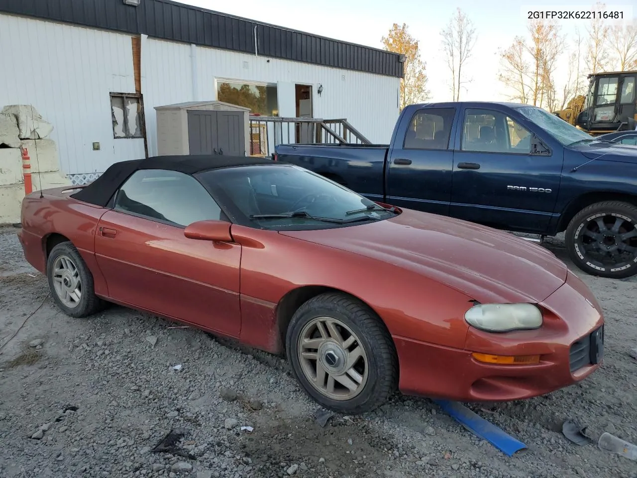 2002 Chevrolet Camaro VIN: 2G1FP32K622116481 Lot: 76357174