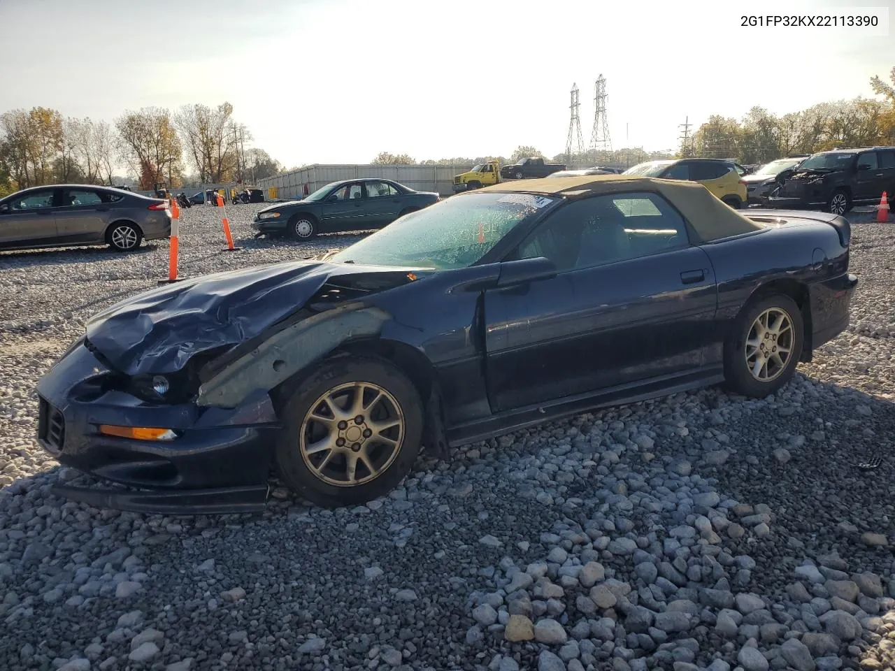 2002 Chevrolet Camaro VIN: 2G1FP32KX22113390 Lot: 76444024