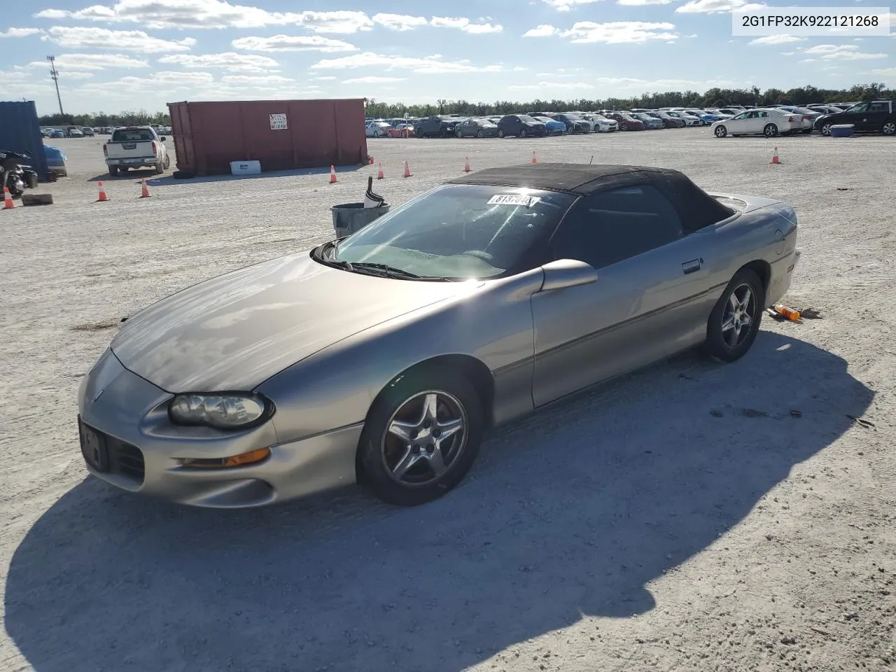 2002 Chevrolet Camaro VIN: 2G1FP32K922121268 Lot: 81370464