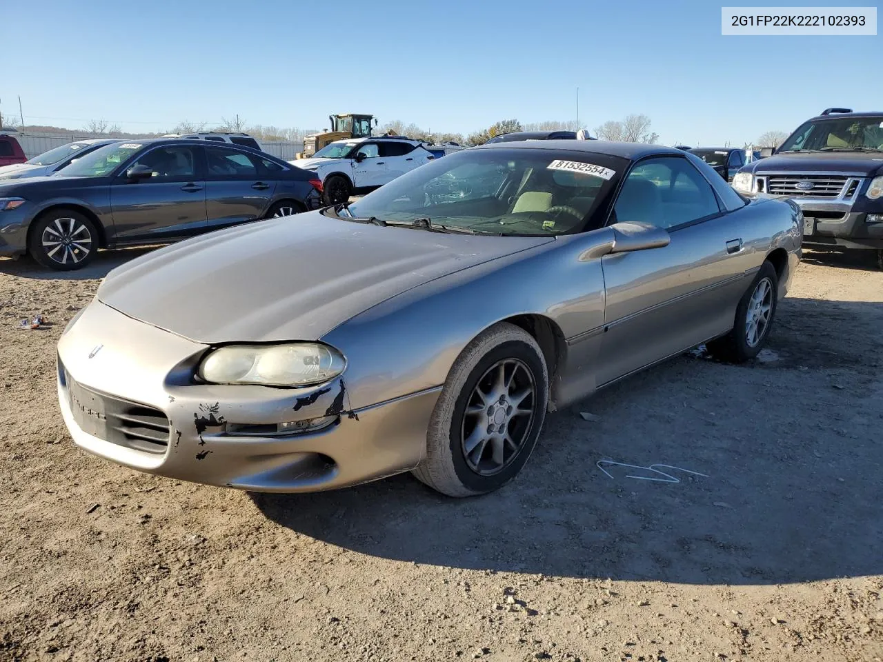 2002 Chevrolet Camaro VIN: 2G1FP22K222102393 Lot: 81532554