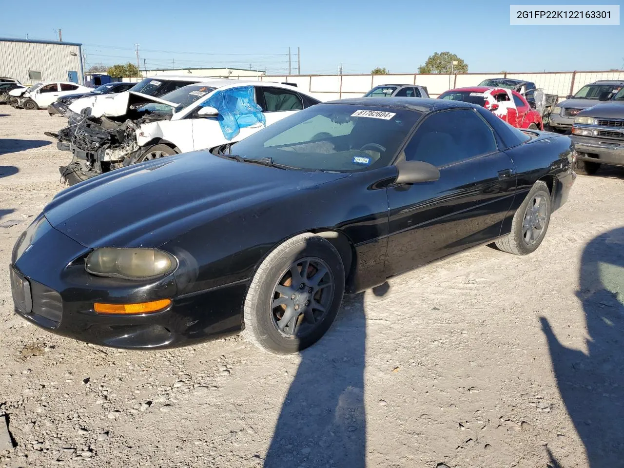 2002 Chevrolet Camaro VIN: 2G1FP22K122163301 Lot: 81782604