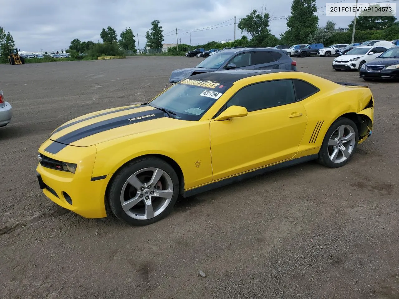 2010 Chevrolet Camaro Lt VIN: 2G1FC1EV1A9104573 Lot: 62257094