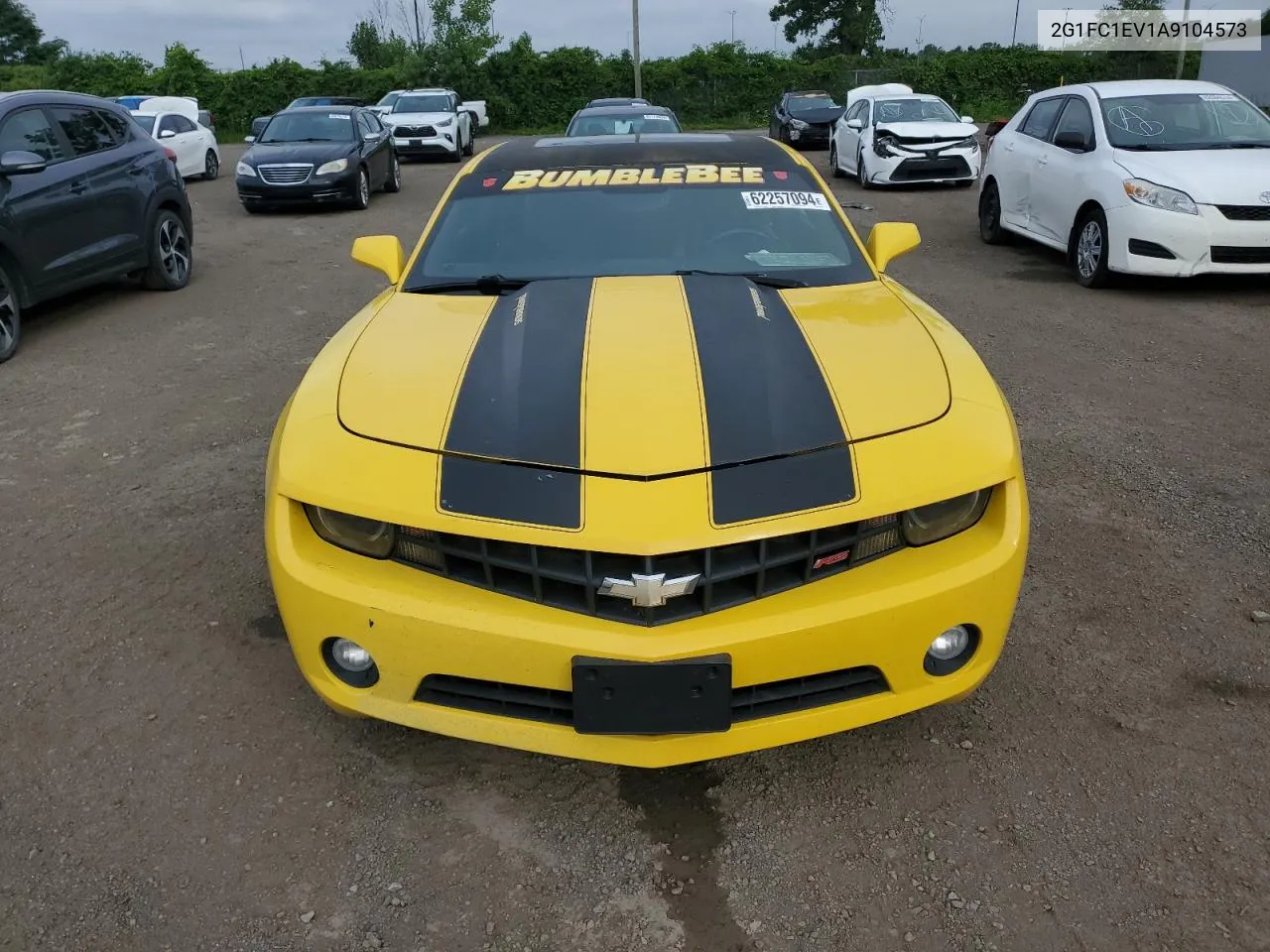 2010 Chevrolet Camaro Lt VIN: 2G1FC1EV1A9104573 Lot: 62257094