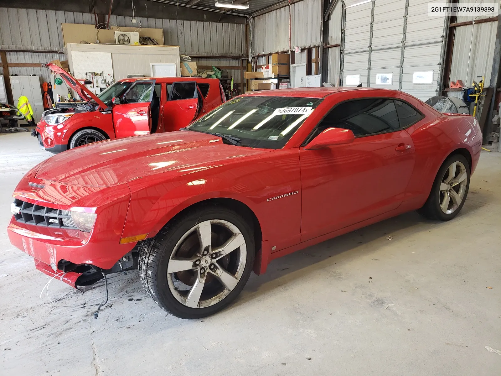 2010 Chevrolet Camaro Ss VIN: 2G1FT1EW7A9139398 Lot: 63697074