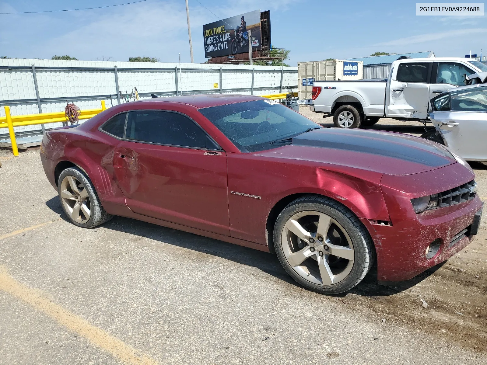 2010 Chevrolet Camaro Lt VIN: 2G1FB1EV0A9224688 Lot: 64833194