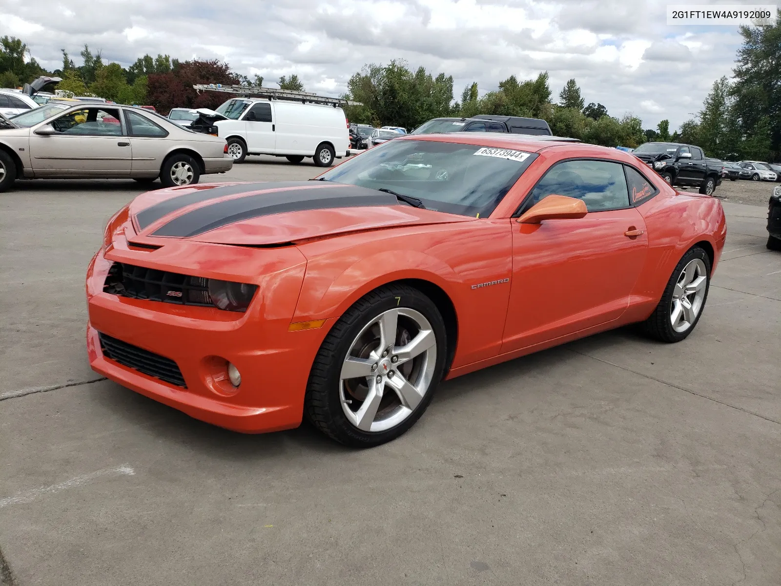 2010 Chevrolet Camaro Ss VIN: 2G1FT1EW4A9192009 Lot: 65373944