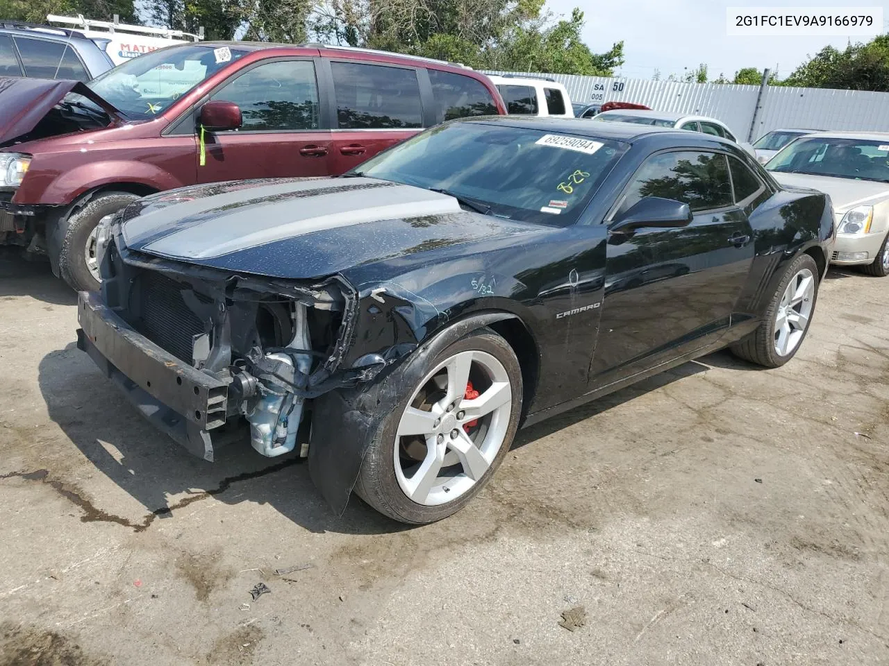 2010 Chevrolet Camaro Lt VIN: 2G1FC1EV9A9166979 Lot: 69259094