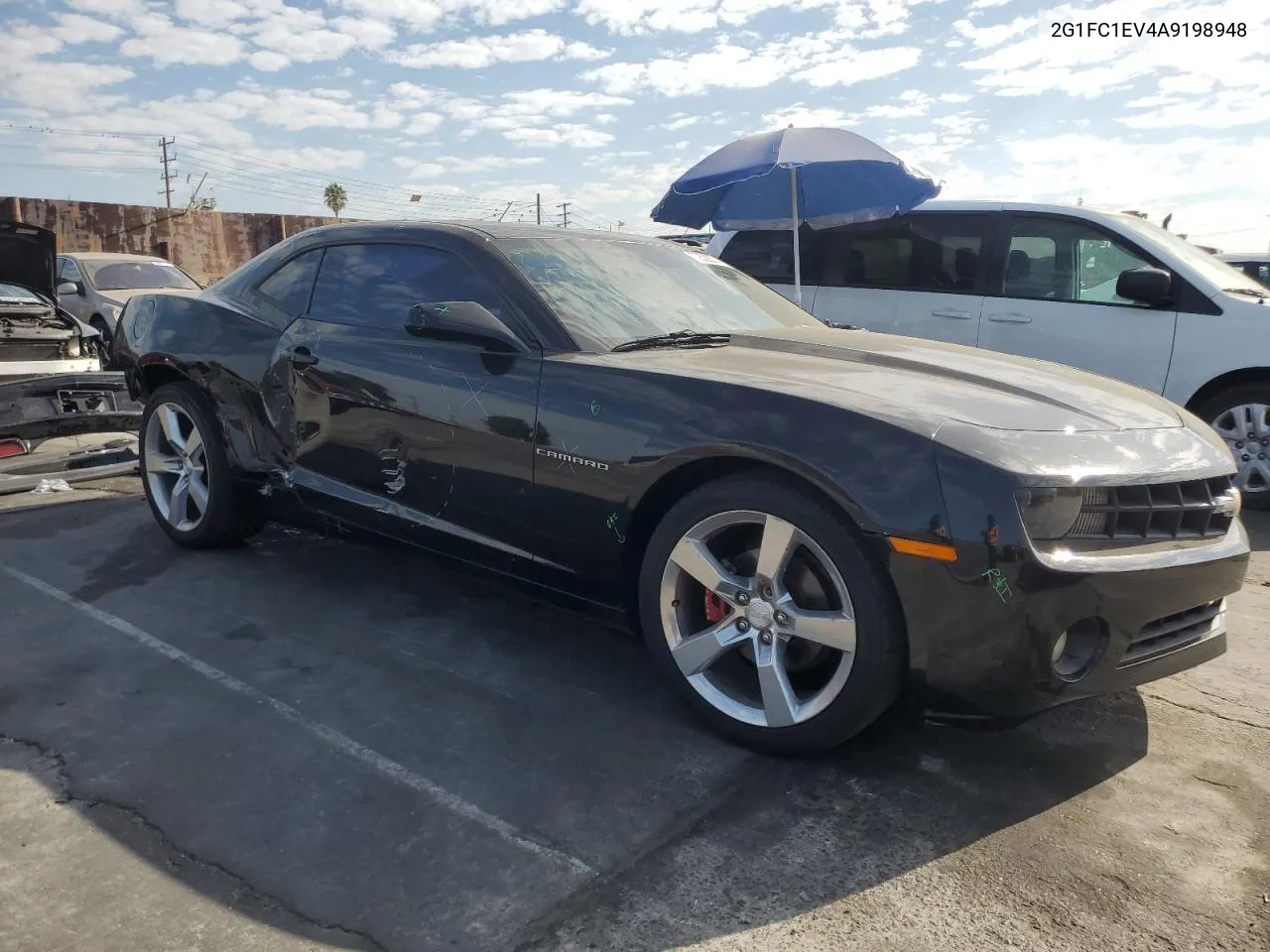 2010 Chevrolet Camaro Lt VIN: 2G1FC1EV4A9198948 Lot: 70520574