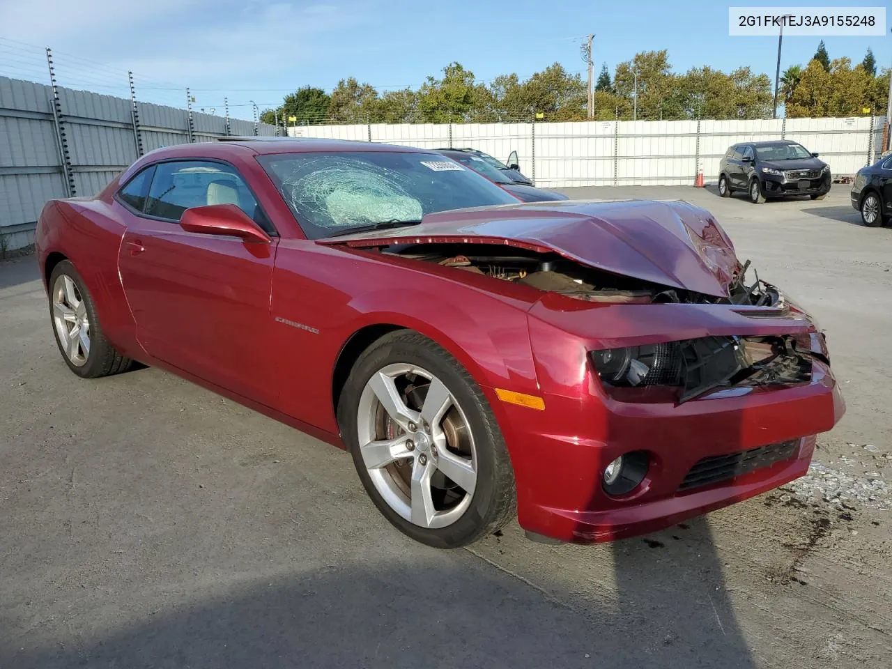 2010 Chevrolet Camaro Ss VIN: 2G1FK1EJ3A9155248 Lot: 72260634