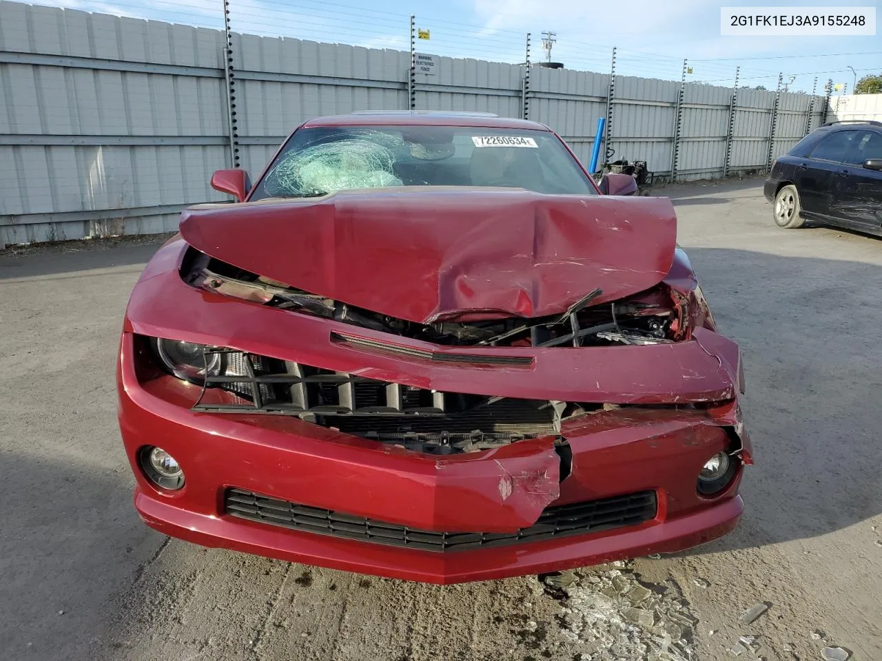 2010 Chevrolet Camaro Ss VIN: 2G1FK1EJ3A9155248 Lot: 72260634