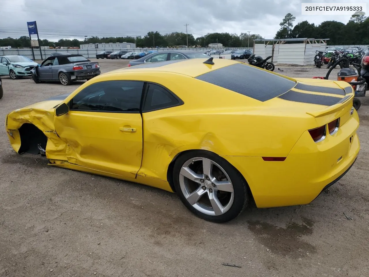 2010 Chevrolet Camaro Lt VIN: 2G1FC1EV7A9195333 Lot: 72958294