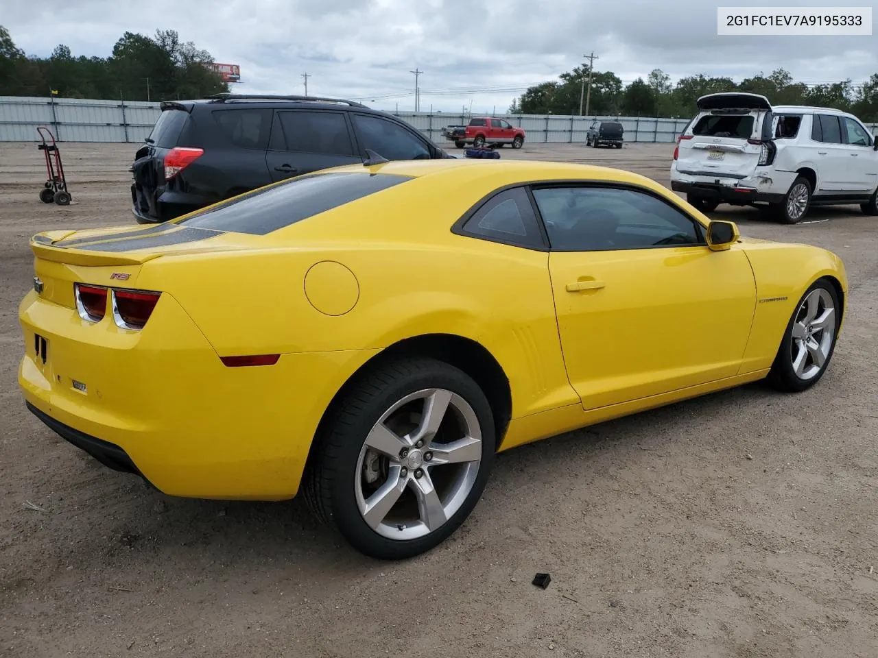 2010 Chevrolet Camaro Lt VIN: 2G1FC1EV7A9195333 Lot: 72958294