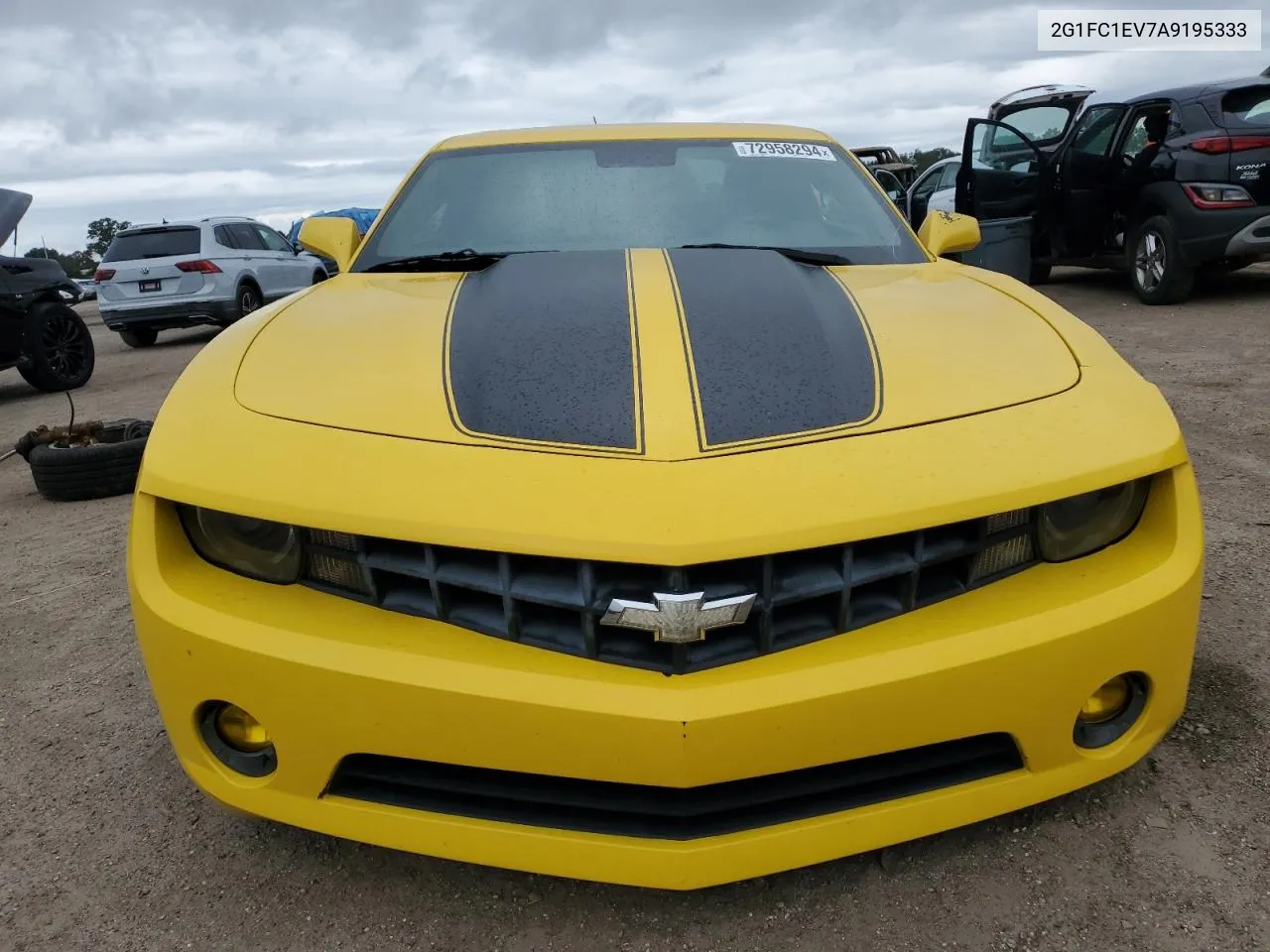 2010 Chevrolet Camaro Lt VIN: 2G1FC1EV7A9195333 Lot: 72958294