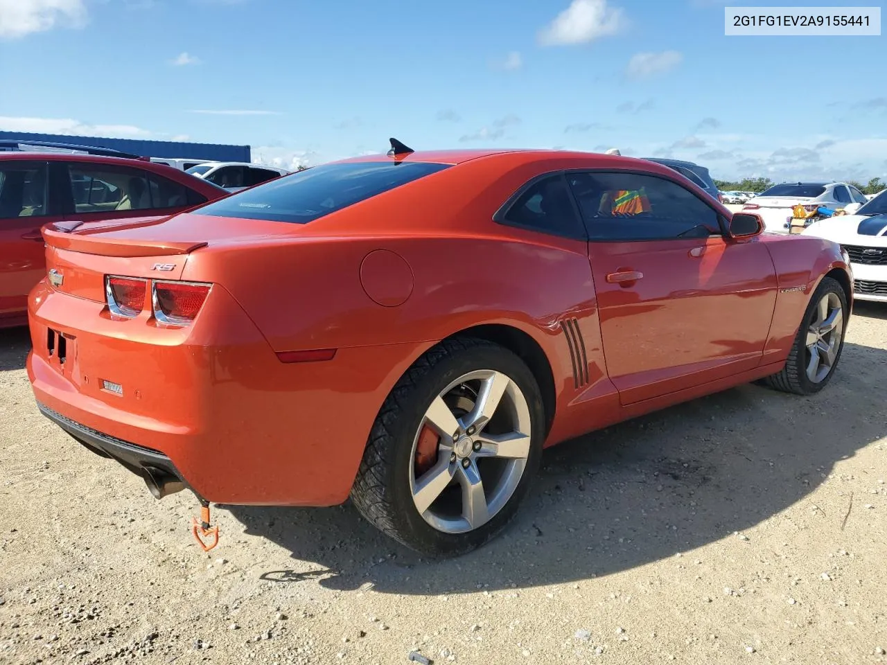 2010 Chevrolet Camaro Lt VIN: 2G1FG1EV2A9155441 Lot: 73922424