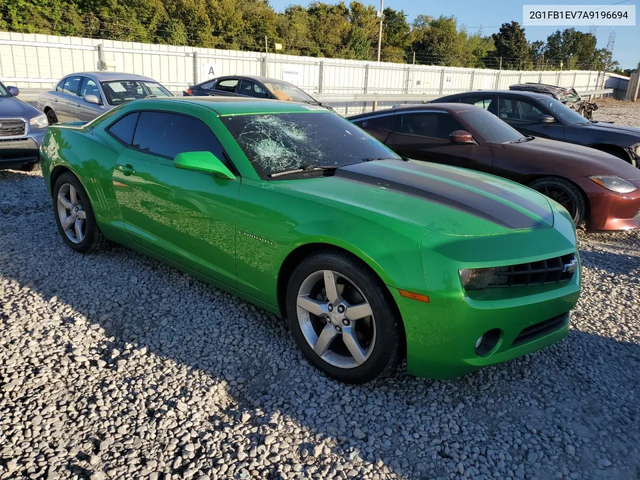 2010 Chevrolet Camaro Lt VIN: 2G1FB1EV7A9196694 Lot: 74434754