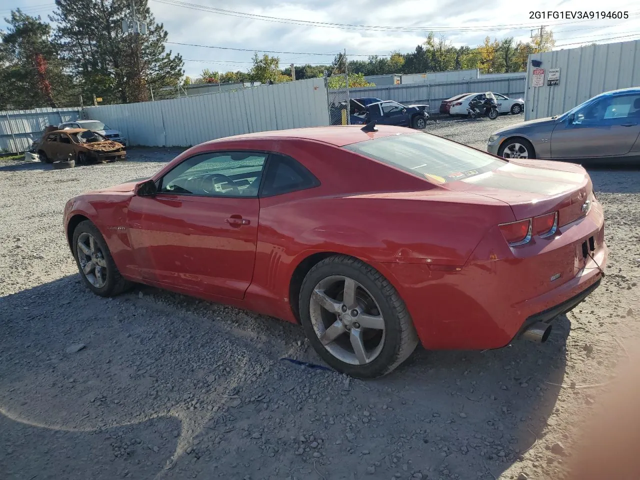 2010 Chevrolet Camaro Lt VIN: 2G1FG1EV3A9194605 Lot: 74501964