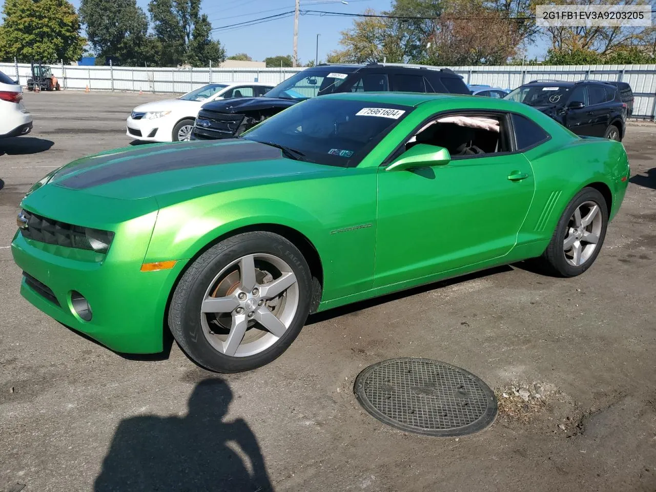 2010 Chevrolet Camaro Lt VIN: 2G1FB1EV3A9203205 Lot: 75961604