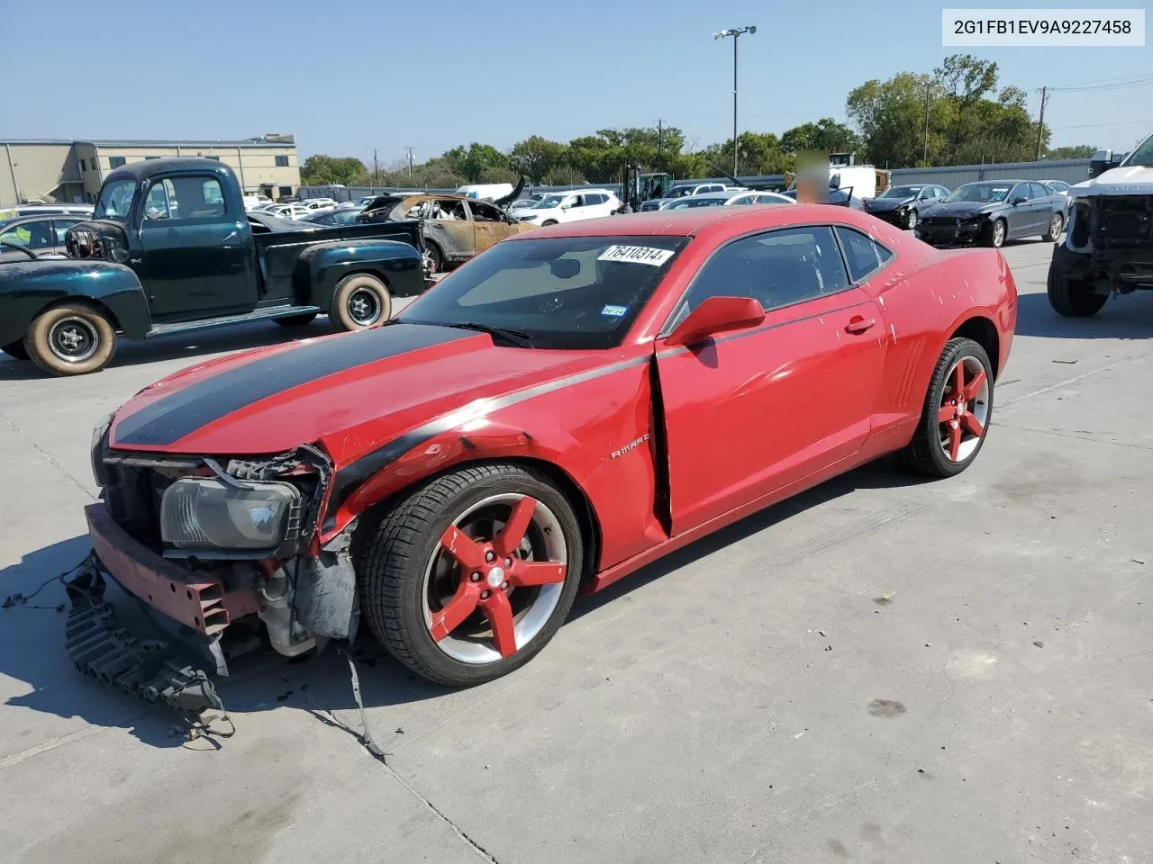 2010 Chevrolet Camaro Lt VIN: 2G1FB1EV9A9227458 Lot: 76410314