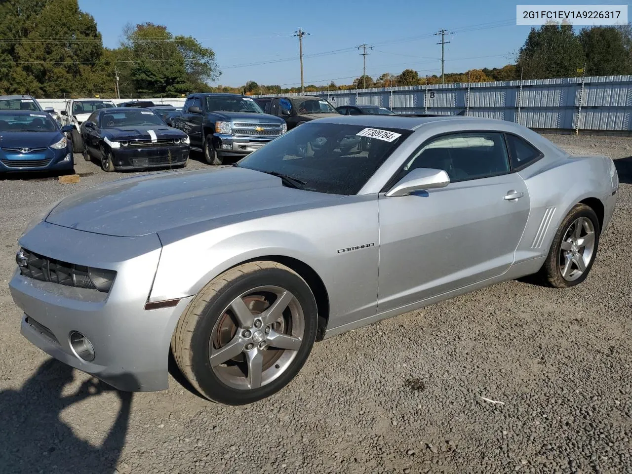 2010 Chevrolet Camaro Lt VIN: 2G1FC1EV1A9226317 Lot: 77309764