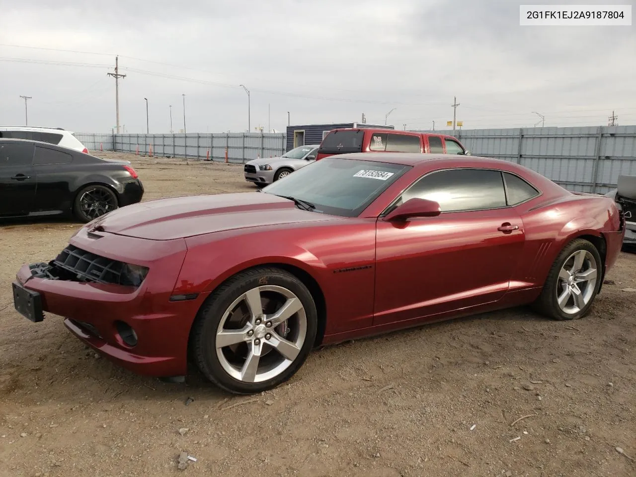 2010 Chevrolet Camaro Ss VIN: 2G1FK1EJ2A9187804 Lot: 78152684