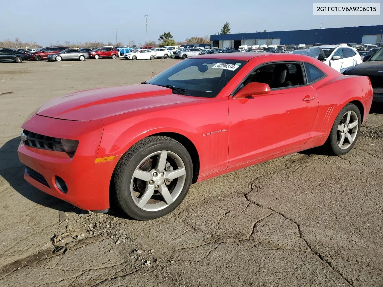 2010 Chevrolet Camaro Lt VIN: 2G1FC1EV6A9206015 Lot: 78386074