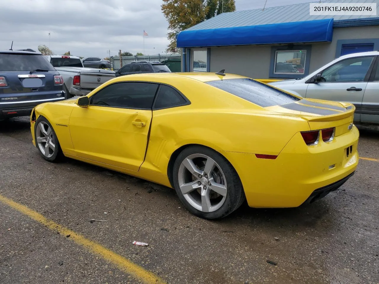 2010 Chevrolet Camaro Ss VIN: 2G1FK1EJ4A9200746 Lot: 78801974