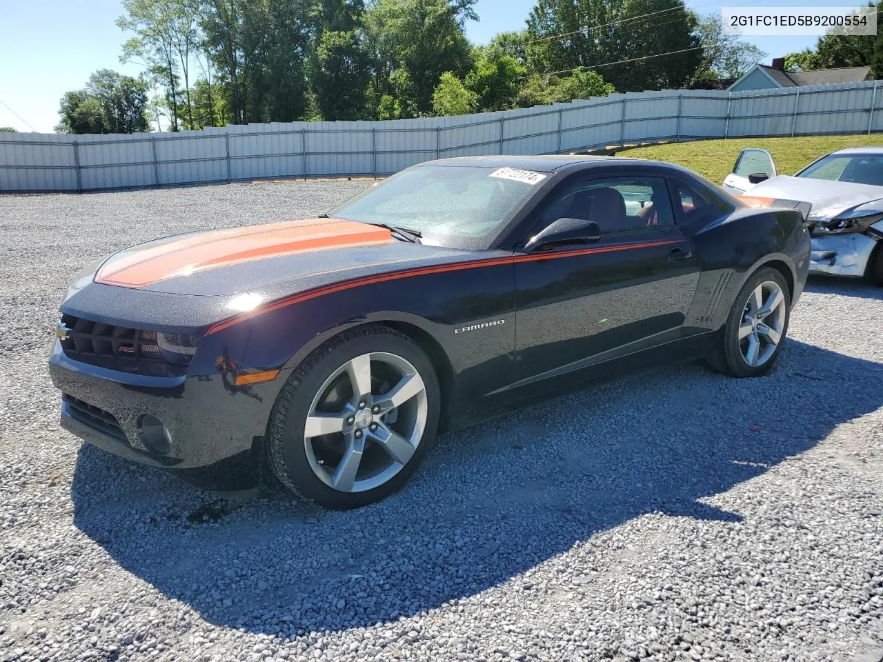 2011 Chevrolet Camaro Lt VIN: 2G1FC1ED5B9200554 Lot: 51722174