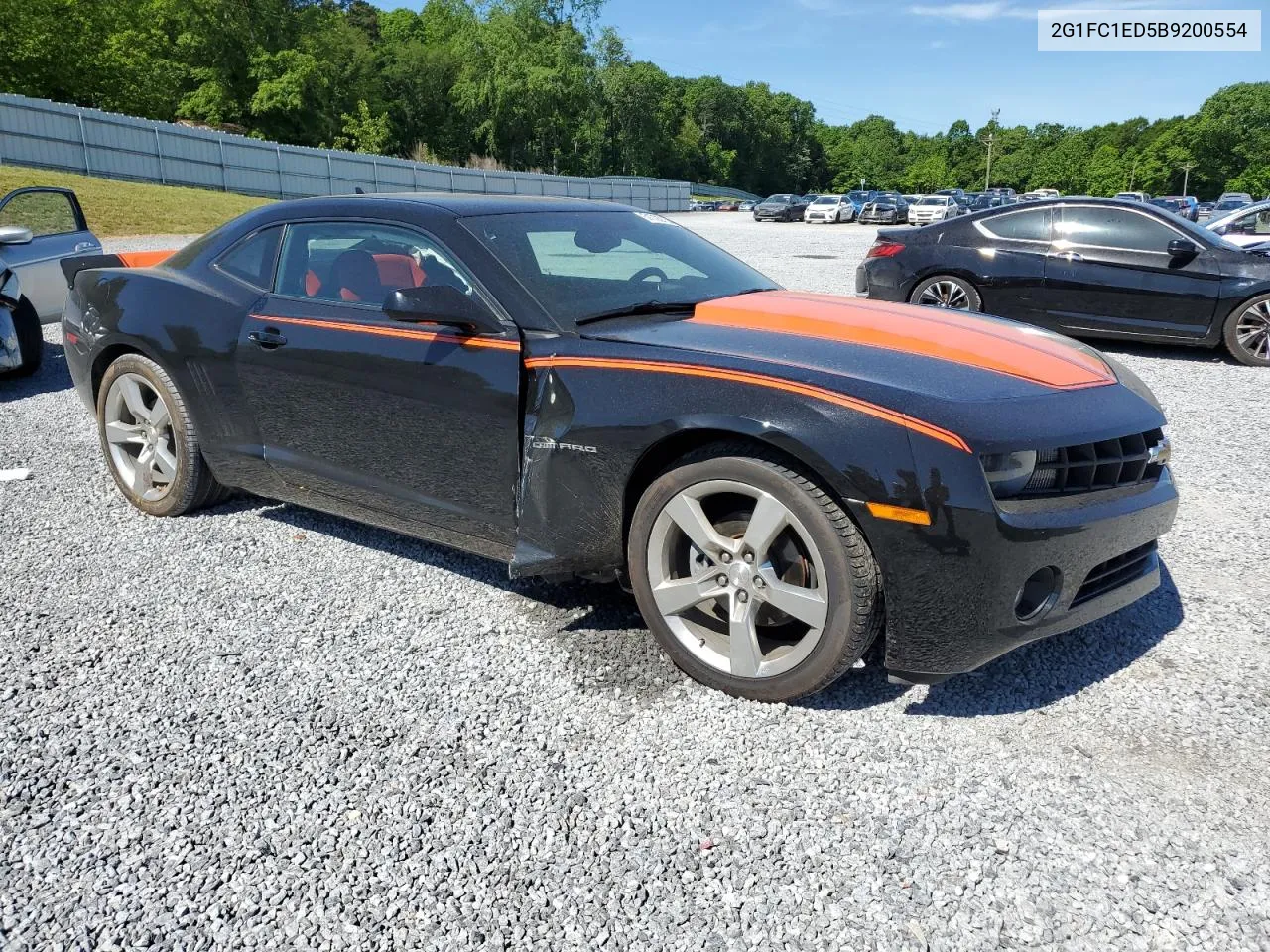 2011 Chevrolet Camaro Lt VIN: 2G1FC1ED5B9200554 Lot: 51722174