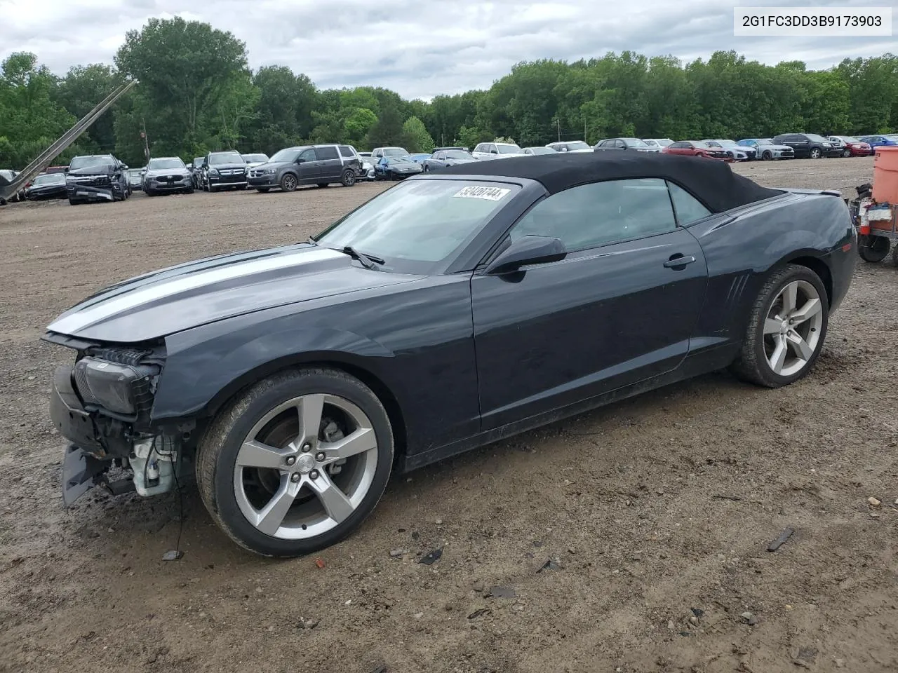 2011 Chevrolet Camaro Lt VIN: 2G1FC3DD3B9173903 Lot: 52420744