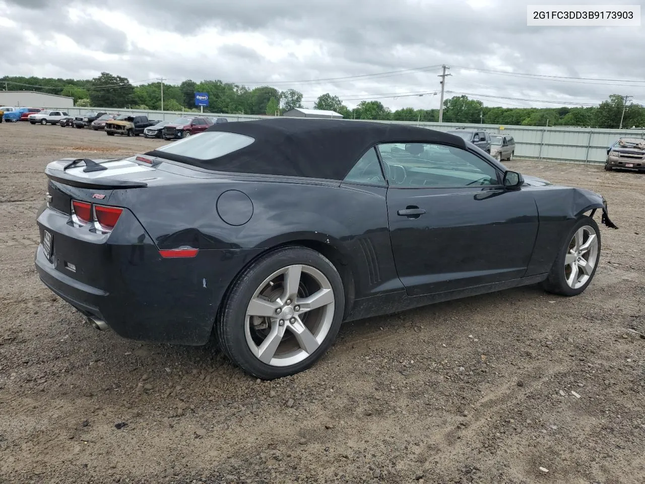 2G1FC3DD3B9173903 2011 Chevrolet Camaro Lt